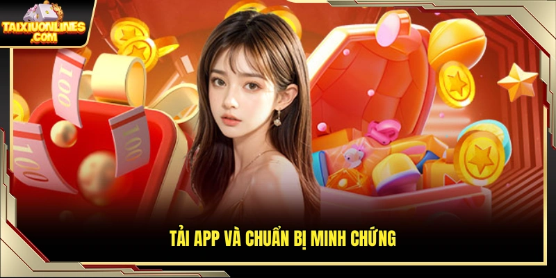 Tải ứng dụng ShBet và chuẩn bị thông tin xác nhận